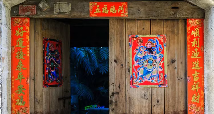 Tranh chào đón năm mới. (Ảnh: ITN).