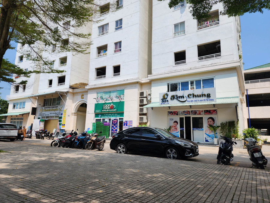 Khu vực chung cư nơi xảy ra vụ việc. Khu vực chung cư nơi xảy ra vụ việc.