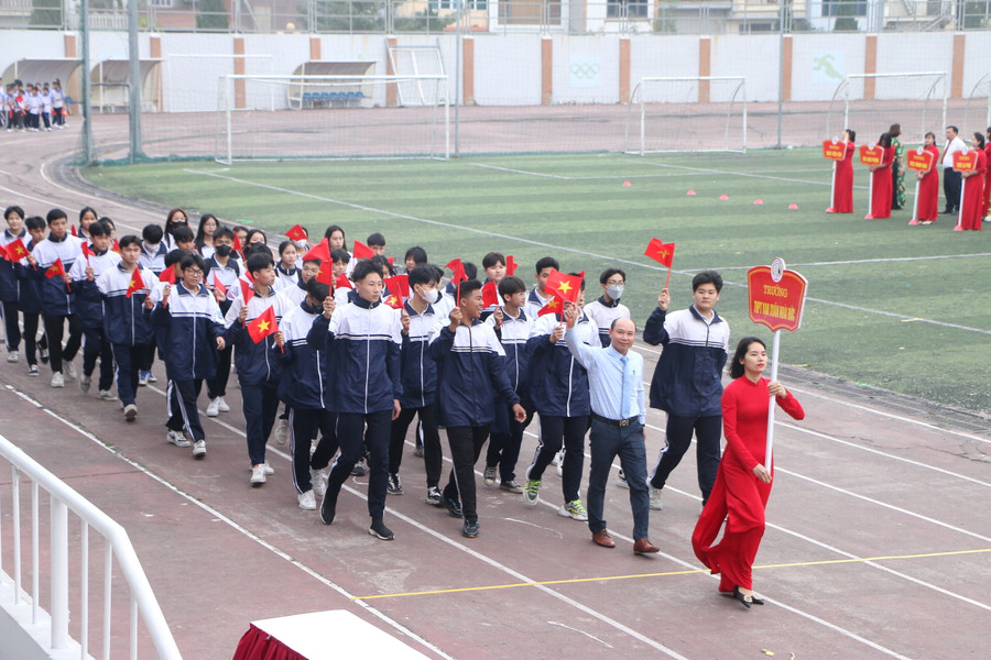 Các vận động viên tham gia Hội khỏe Phù Đổng năm 2024 với tinh thần thoải mái, cống hiến. Các vận động viên tham gia Hội khỏe Phù Đổng năm 2024 với tinh thần thoải mái, cống hiến.