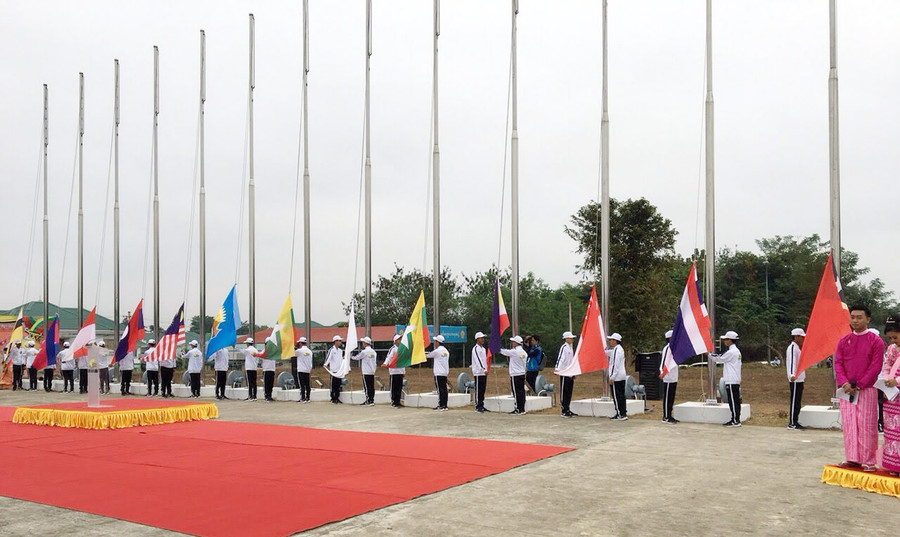 Nghi thức trước giờ làm lễ thượng cờ Nghi thức trước giờ làm lễ thượng cờ