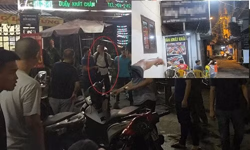 Hà Nội: Khống chế thanh niên đâm người rồi leo lên nóc nhà cố thủ