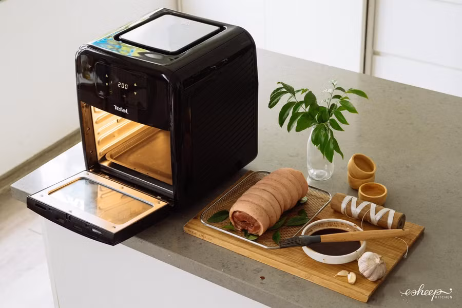 Cách làm thịt cuộn lá mắc mật da giòn rụm cực ngon bằng nồi chiên không dầu ảnh 1