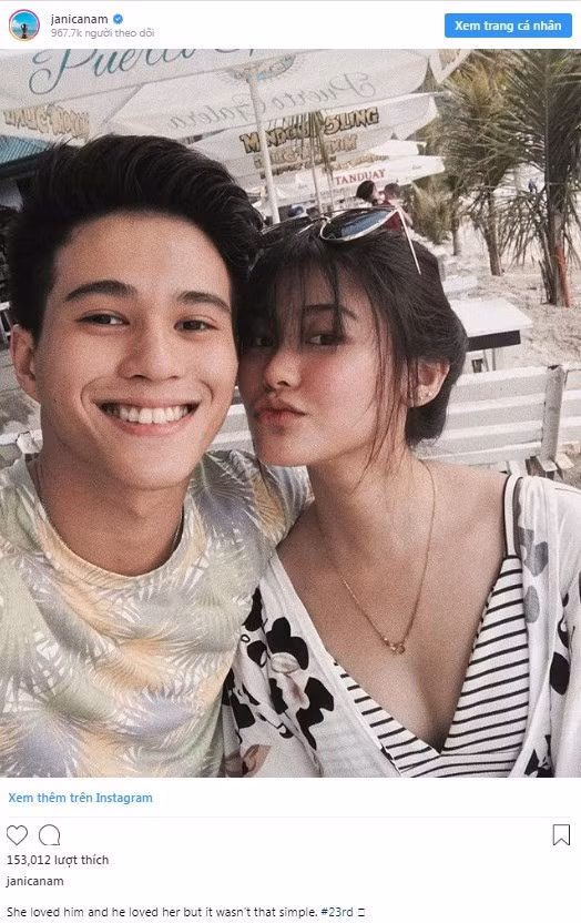 Những hình ảnh tình cảm một năm trước của Janica và Franco.