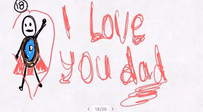 Xúc động nghẹn ngào trước bộ tranh nguệch ngoạc do cậu bé 6 tuổi vẽ lại toàn bộ quá trình li hôn của bố mẹ - Ảnh 18.