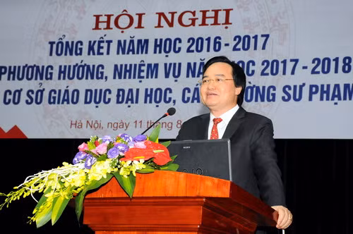 Bộ trưởng Phùng Xuân Nhạ: Đưa ra những giải pháp tốt nhất, nâng cao chất lượng giáo dục đại học 