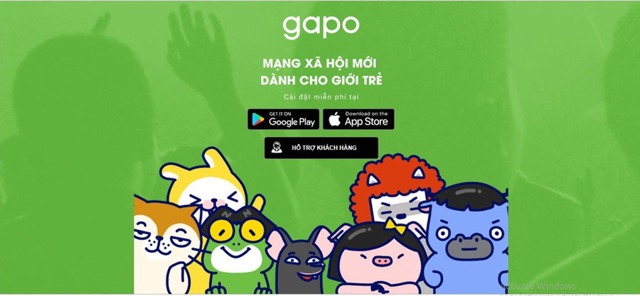 MXH Gapo hiện mới chỉ hỗ trợ phiên bản di động MXH Gapo hiện mới chỉ hỗ trợ phiên bản di động