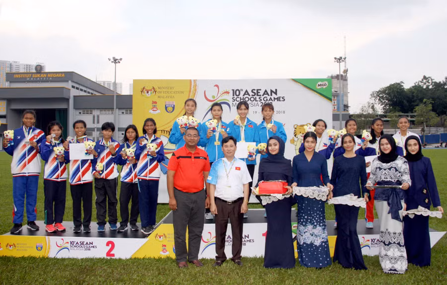 3 vận động viên điền kinh giành huy chương vàng cuối cùng tại 10th Asean Schools Games