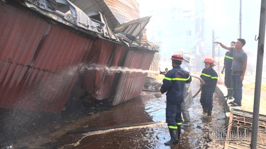 cháy nhà,cháy xưởng,cháy ở Hoài Đức,Hà Nội,hỏa hoạn