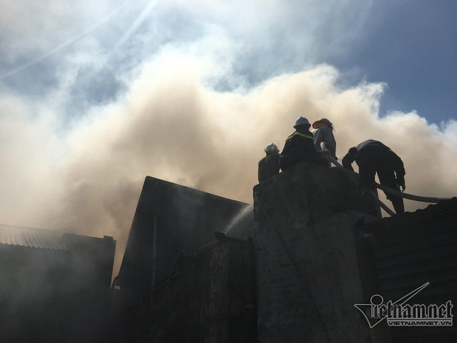 cháy nhà,cháy xưởng,cháy ở Hoài Đức,Hà Nội,hỏa hoạn