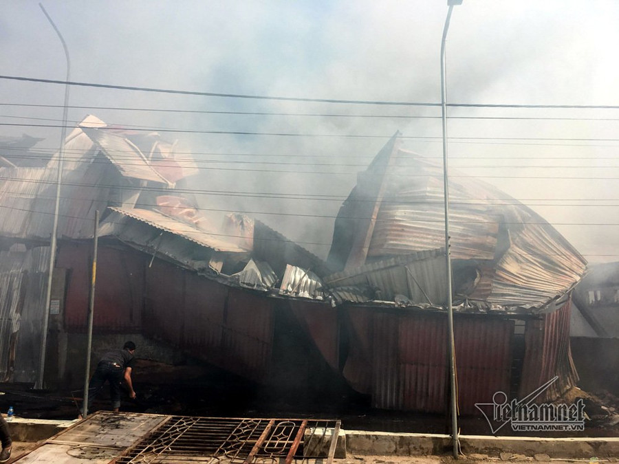 cháy nhà,cháy xưởng,cháy ở Hoài Đức,Hà Nội,hỏa hoạn