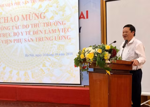 Thứ trưởng Bộ Y tế Nguyễn Viết Tiến. Ảnh: H.Hải