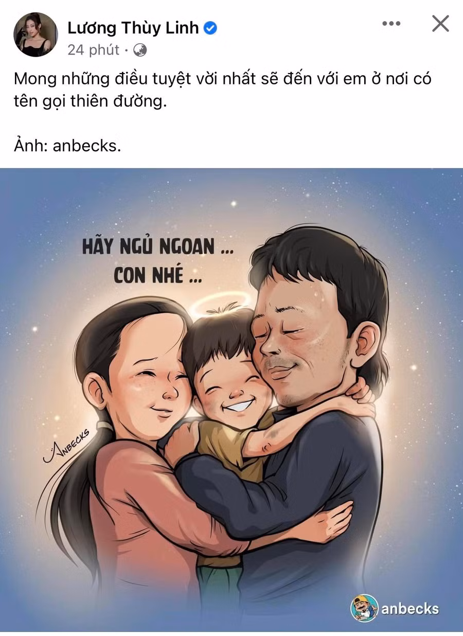 Hoa hậu Lương Thùy Linh bày tỏ sự xúc động.