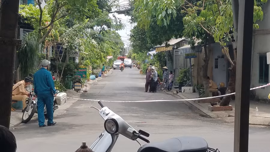 Hiện trường vụ cháy làm 1 người tử vong.