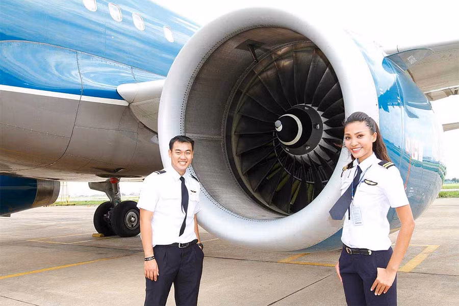 Nhu cầu nhân lực ngành hàng không đang tăng trưởng mạnh mẽ. Ảnh: Nguồn bayviet.