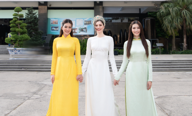 Đương kim Miss Grand International 2023 diện áo dài đẹp hết nấc