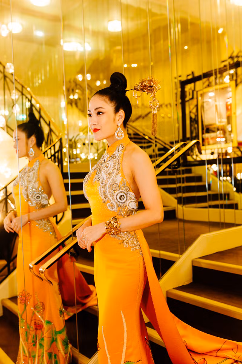 sau ngoc trinh, them mot nguoi dep viet "nao loan" tham do cannes 2019 hinh 5