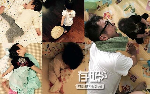 Các nam diễn viên khác như Sa Dật, Đỗ Giang, Chu Á Văn, Trần Tiểu Xuân, Bao Bối Nhĩ cũng nổi tiếng là những ông bố tình "dìm hàng" con trên mạng xã hội. Họ thường chụp những khoảnh khắc hài hước của các nhóc tỳ chia sẻ với người hâm mộ. Nhung sao nam Trung Quoc co cach day con khong giong ai hinh anh 9