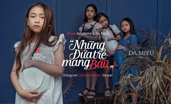 Poster bộ ảnh “Những đứa trẻ mang bầu”