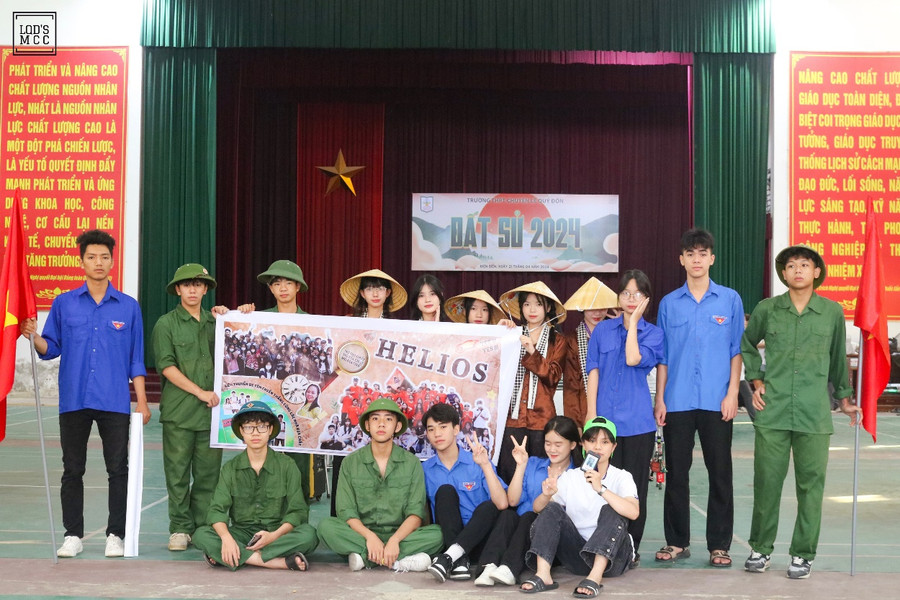 Cuộc thi Đất sử 2024 là một hoạt động thiết thực của trường THPT Chuyên Lê Quý Đôn chào mừng 70 năm chiến thắng Điện Biên Phủ. Cuộc thi Đất sử 2024 là một hoạt động thiết thực của trường THPT Chuyên Lê Quý Đôn chào mừng 70 năm chiến thắng Điện Biên Phủ.