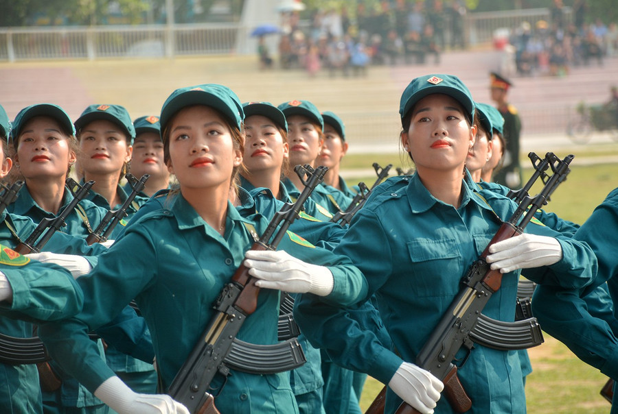 Khối nữ dân quân Tây Bắc. Khối nữ dân quân Tây Bắc.