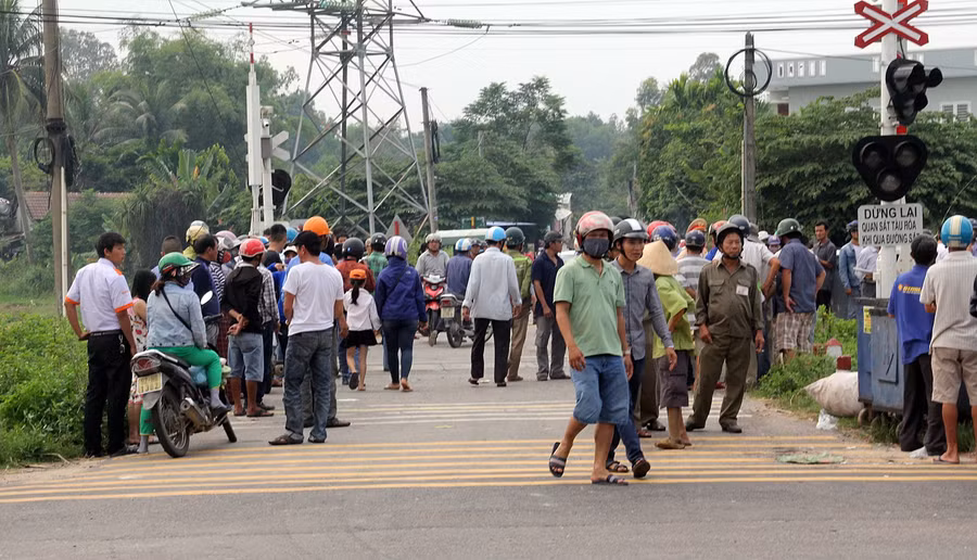 Vụ tai nạn khiến người điều khiển xe máy chết tại chỗ.
