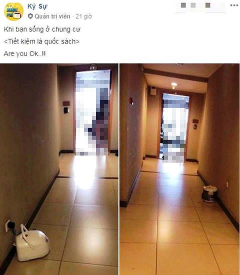 Người dân cắm cơm ở hành lang chung cư: Thanh minh Nguoi dan cam com o hanh lang chung cu: Thanh minh