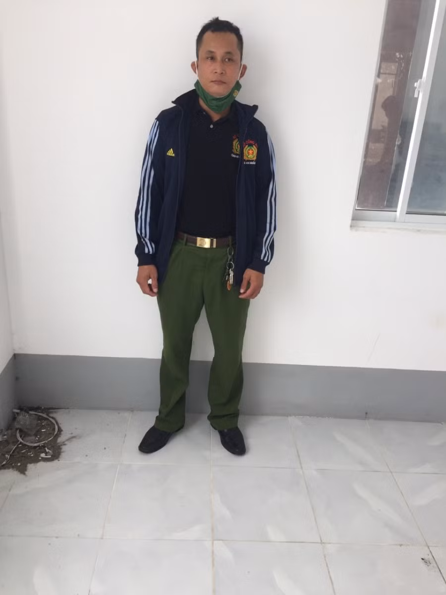 Đối tượng Sơn tại cơ quan Công an (CA Cung cấp).