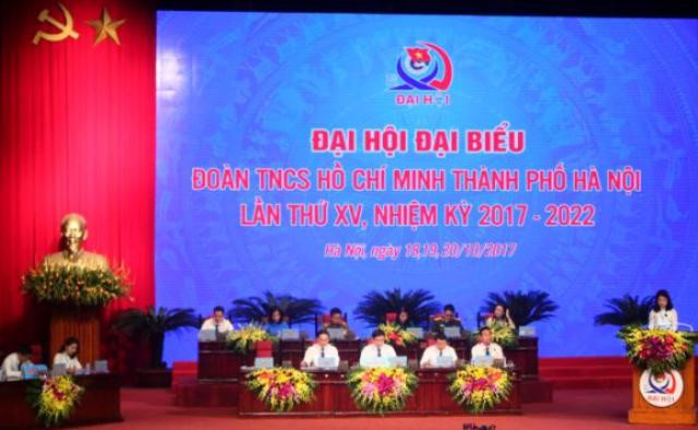 450 thanh niên Thủ đô tham dự Đại hội Đoàn