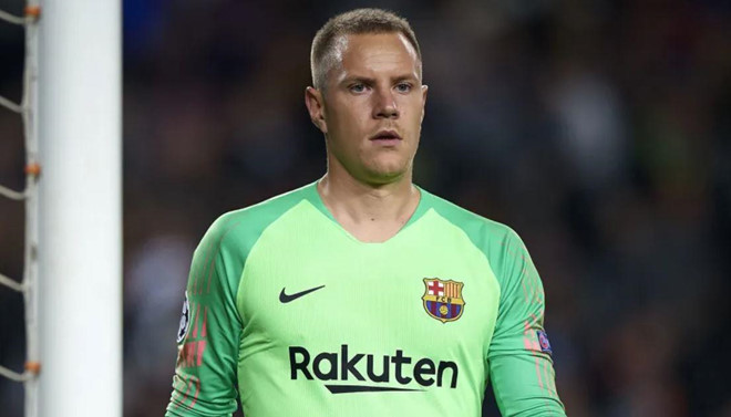 Thủ môn Andre Ter Stegen:CĐV tuyển Đức không cần quá lo lắng khi Manuel Neuer sa sút phong độ. "Die Mannschaft" vẫn sở hữu một trong những thủ môn đẳng cấp hàng đầu thế giới đang thi đấu ổn định trong màu áo Barcelona. Sieu doi hinh Barca mua toi voi 3 ngoi sao tri gia hon 270 trieu euro hinh anh 1