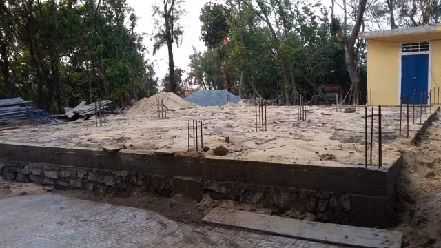 Chùa Quan Âm Tự đã bị phá hoàn toàn và đang xây dựng mới. Chùa Quan Âm Tự đã bị phá hoàn toàn và đang xây dựng mới.