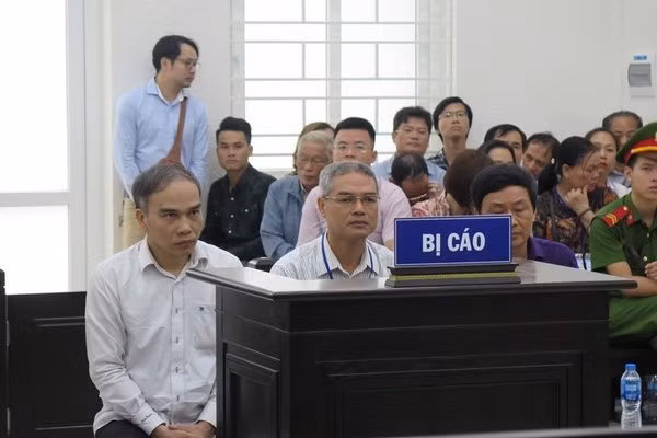 Các bị cáo tại tòa