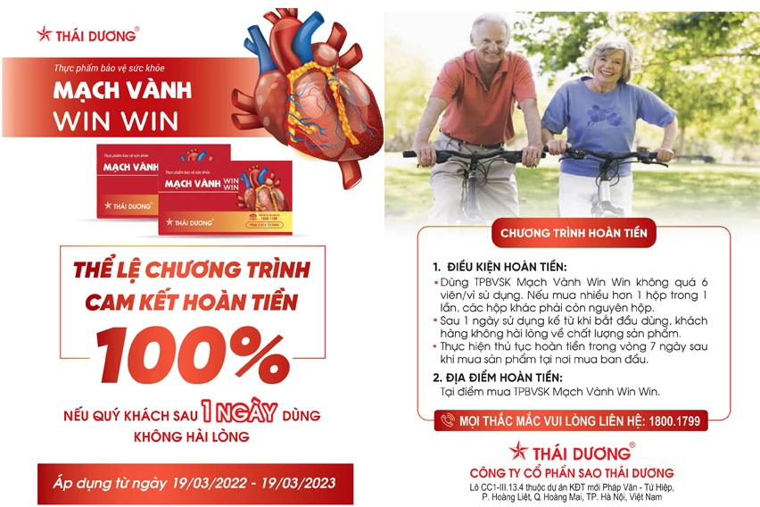 Mạch Vành Win Win cam kết hoàn tiền 100% nếu khách hàng không hài lòng sau 1 ngày sử dụng