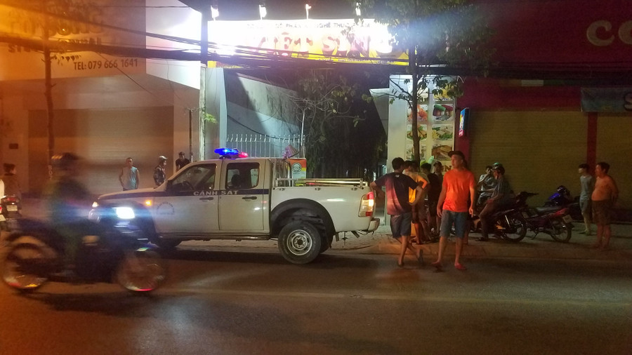 Hiện trường vụ việc.