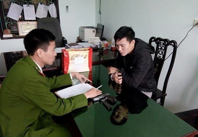Đối tượng Phan Phúc Đạt tại cơ quan điều tra