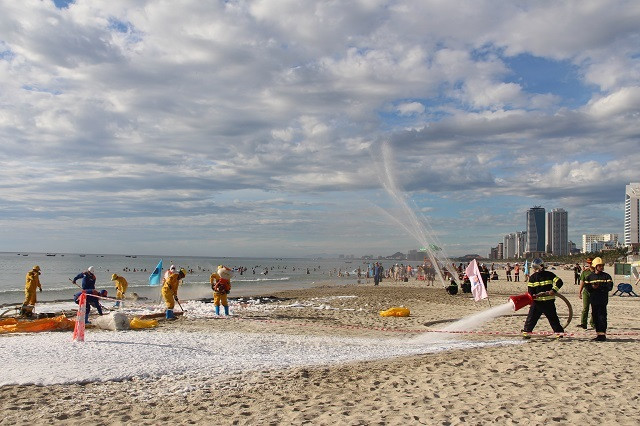 Kết thúc diễn tập, các đơn vị liên quan sẽ có báo cáo đánh giá, hiệu chỉnh, hoàn thiện quy trình xử lí.