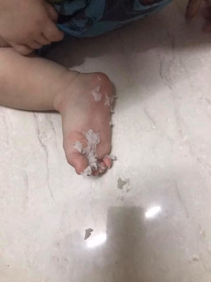 Thành quả của việc xéo chân vào bát cơm