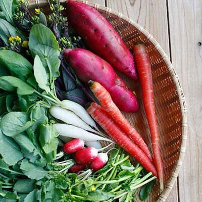 collagen, khoai lang va rau cu mau do chua nhieu collagen