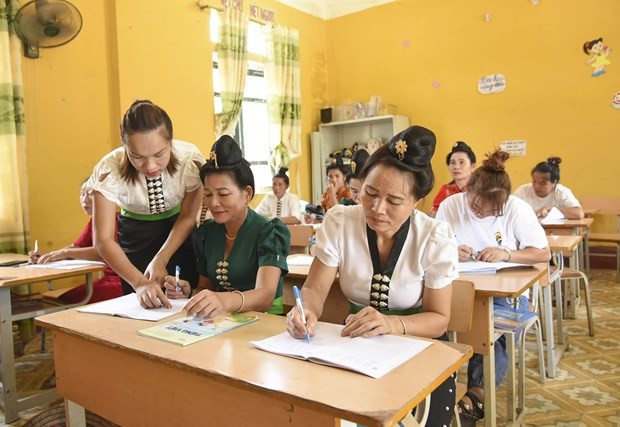 Lớp XMC tại xã Mường Pồn, huyện Điện Biên.