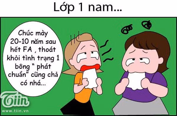 Nữ sinh tự chúc nhau ngày 20/10. 3