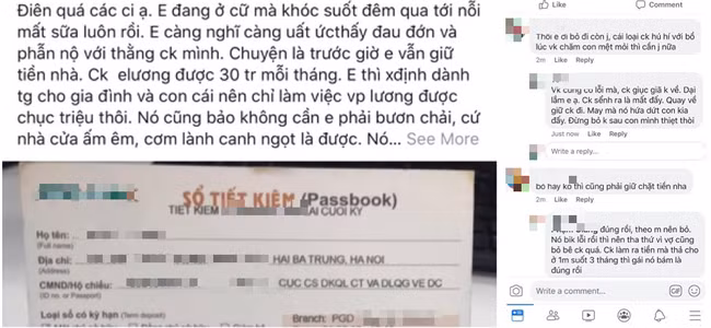 Đột nhiên chồng đòi đứng tên sổ tiết kiệm khi vợ về ngoại ở cữ nhưng chỉ 1 chiêu thử thách mà cháy nhà ra mặt chuột-1