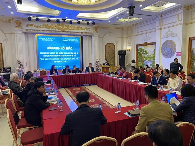 Hội thảo chia sẻ và bàn các giải pháp ngăn chặn biến tượng trong thực hành tín ngưỡng thờ Mẫu Tam phủ. Hội thảo chia sẻ và bàn các giải pháp ngăn chặn biến tượng trong thực hành tín ngưỡng thờ Mẫu Tam phủ.