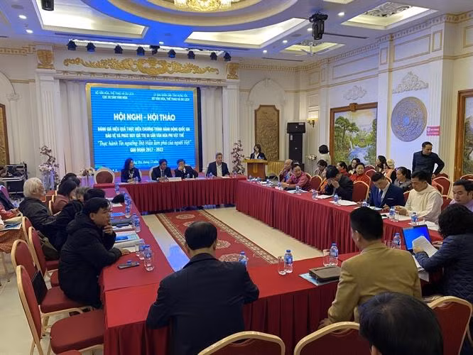 Hội thảo chia sẻ và bàn các giải pháp ngăn chặn biến tượng trong thực hành tín ngưỡng thờ Mẫu Tam phủ.