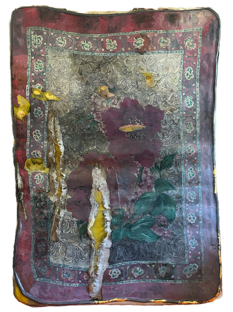 &quot;Chân dung nệm số 42 - Trái đất&quot; của Hoàng Thanh Vĩnh Phong.