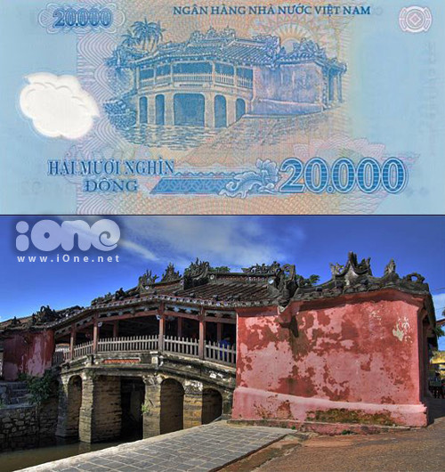 Chùa Cầu, Hội An. nhung-dia-danh-in-tren-tien-viet-khong-phai-ai-cung-biet-6