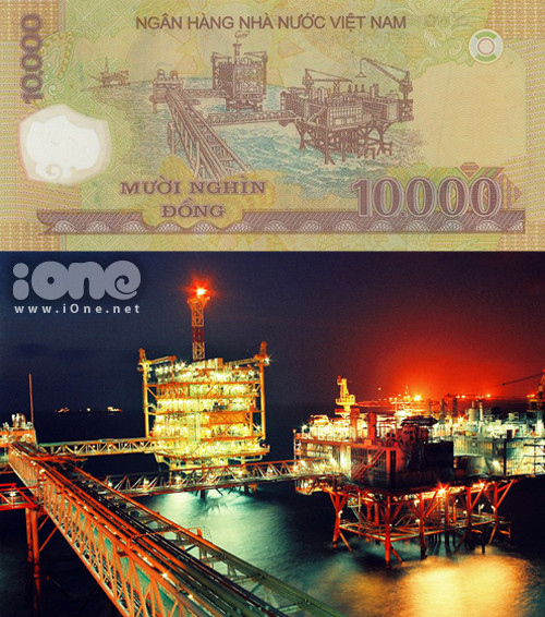 Mỏ dầu Bạch Hổ thuộc bồn trũng Cửu Long, Vũng Tàu. nhung-dia-danh-in-tren-tien-viet-khong-phai-ai-cung-biet-5