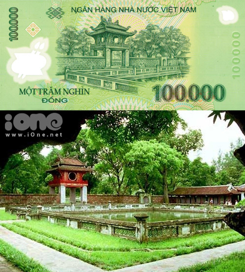 Khuê Văn Các, Quốc Tử Giám. nhung-dia-danh-in-tren-tien-viet-khong-phai-ai-cung-biet-8