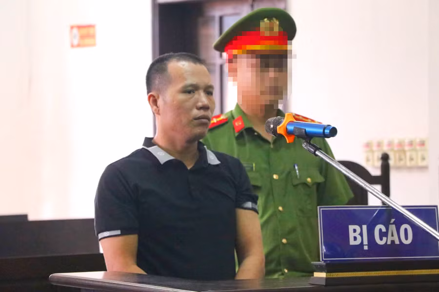 Bị cáo Đinh Khương Linh tại phiên tòa sơ thẩm.