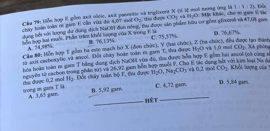 Gợi ý đáp án đầy đủ 24 mã đề môn Hóa học thi tốt nghiệp THPT năm 2021 ảnh 21