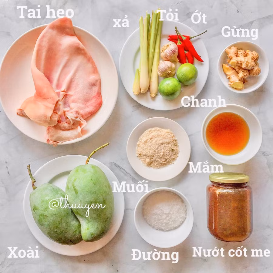 Cách làm tai heo trộn xoài ăn hoài không ngán ảnh 1