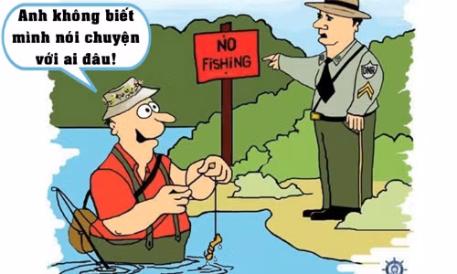 Vua nói dối đi câu cá